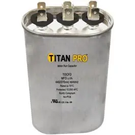 Packard TOCFD3575 35/7.5 MFD Oval Dual Motor Run Capacitor (440/370V) Latest