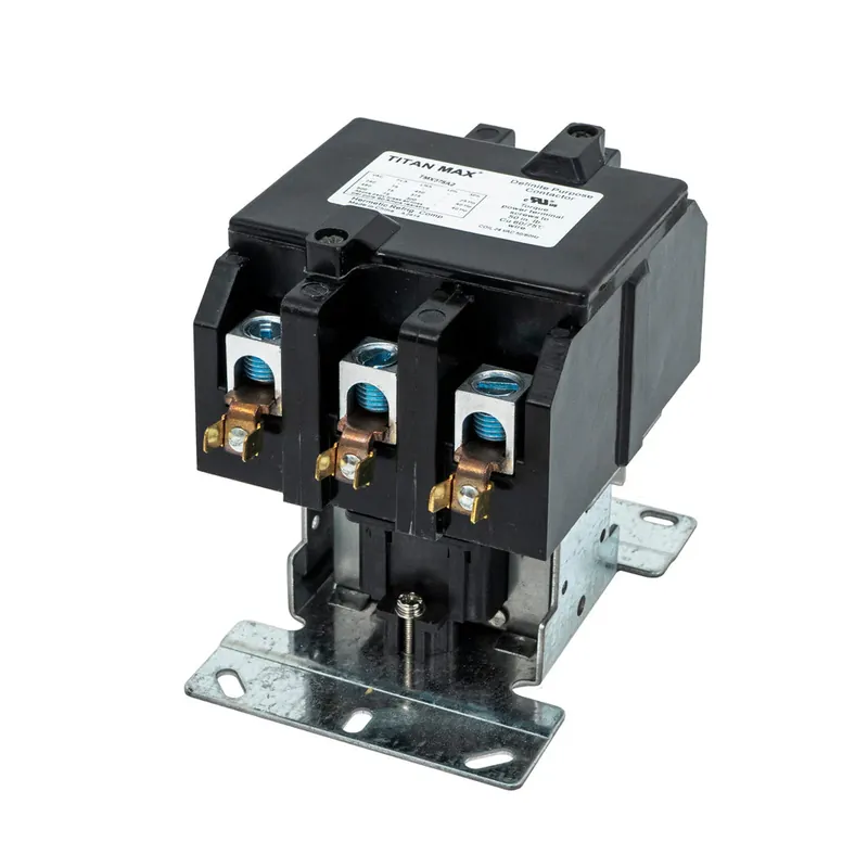 Discount Titan Max TMX375A2 3 Pole DP Contactor, 24 Volt Coil, 75 Amp, replacement for TMX375A