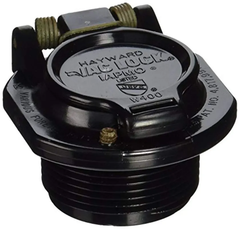 Hayward W400BBKP Black Free Rotation Vacuum Lock Safety Wall Fitting Replacement for Hayward Navigator Pool Cleaners Next Day Delivery