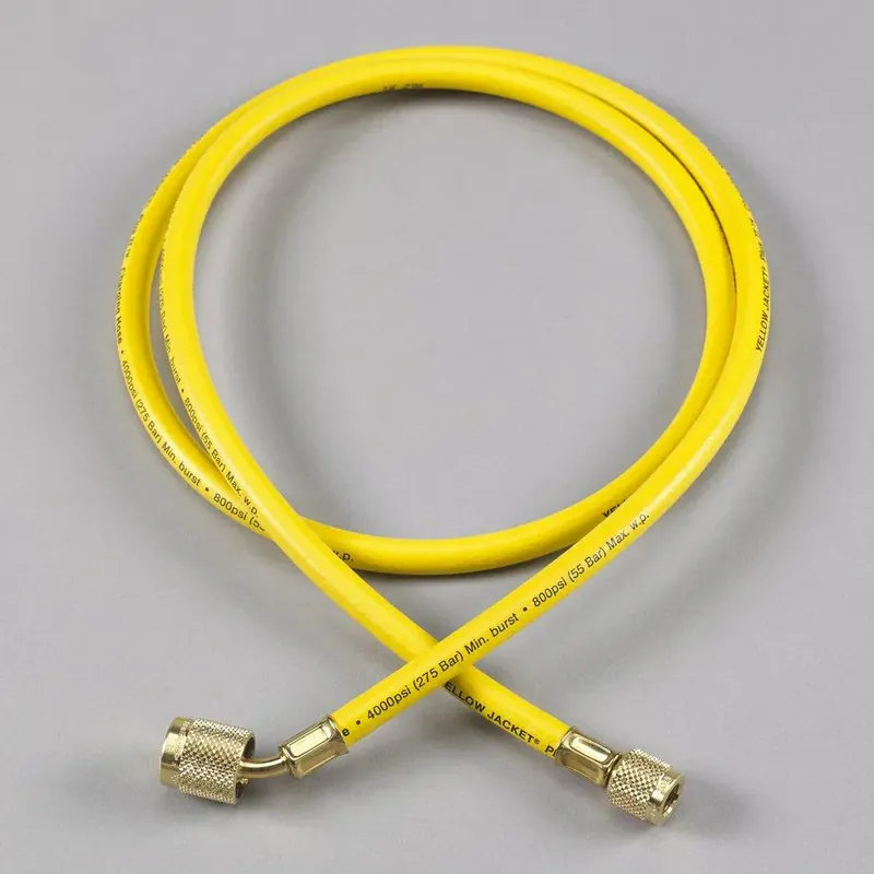 Yellow Jacket 22060 Plus II 60 in. Yellow 1/4 in. Hose with 45 SealRight fitting Next Day Delivery