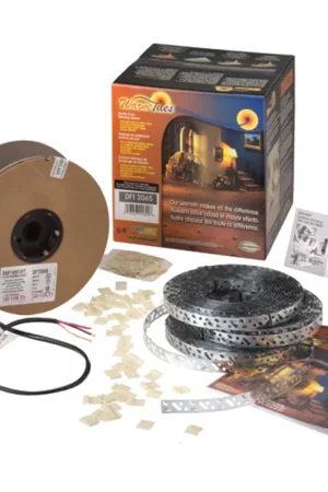 In Demand EasyHeat DFT1030 Yellow Cable Kit 120 Vac Plywood Subfloor 27-34 SQ-FT Concrete Subfloor 20-26 SQ-FT
