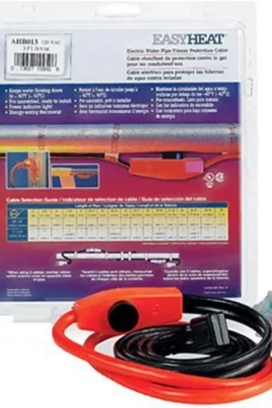Easy Heat AHB-013 Cold Weather Valve and Pipe Heating Cable 3-Feet Factory Price