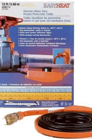 Cheap Easy Heat AHB-019 Cold Weather Valve and Pipe Heating Cable, 9 Feet