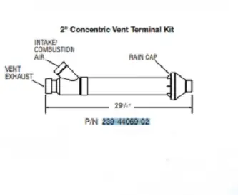 Big Sale Laars Heating Systems 239-44069-02 Concentric Vent Terminal