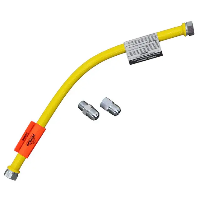 Premium Dormont - 1675Npfs24 - Coated Gas Connector 3/4" Mpt X 24" | OEM Replacement Part | AllPoints 321036