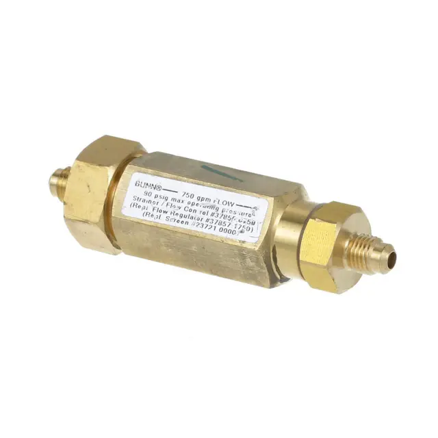 Bunn - 37855.0750 - Strainer/Flow Control 1/4 Flare X 4-1/4 | OEM Replacement Part | AllPoints 561254 Instant Buy