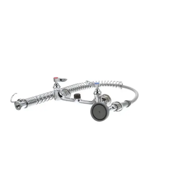 T&S Brass - B-0133 - Pre Rinse Unit 8" Ctr Wall | OEM Replacement Part | AllPoints 561057 Don't Miss Out