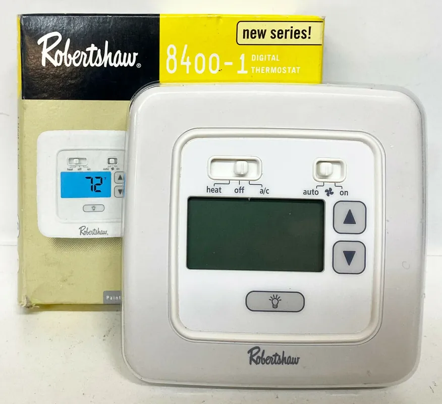 Robertshaw 8400-1 Digital Thermostat 1 Heat / 1 Cool Price Drop
