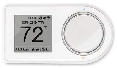 Direct From Factory Lux GEO-WH-003 Heating and Cooling WiFi Thermostat Dual Mount