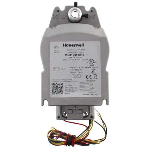 Honeywell MS8104F1210 Fast Acting Two-Position Spring Return Actuator 24V 30 lb-in Direct From Factory