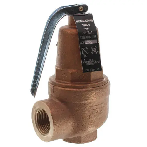 Apollo Valves 1060410 3/4 RVW60 1,209,000 BTU Capacity Bronze Relief Valve 50 psi Best Choice