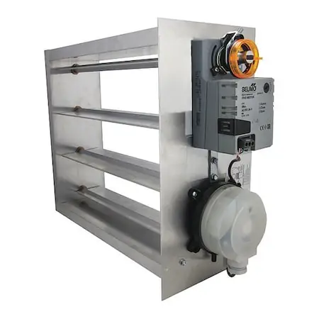 Special Offer IO HVAC Controls EB-2212 Electronic Bypass Damper 22 inches by 12 inches