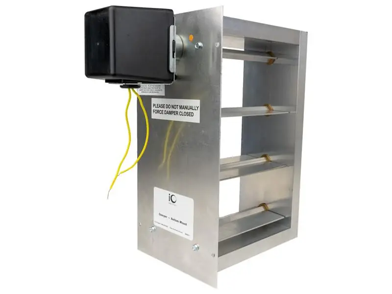 Io Hvac Controls HD-2810-BM Rectangular 28 x 10 Zone Damper-BM In Demand