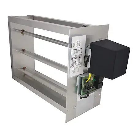 Free Returns IO HVAC Controls D-Z1-1212 Zone One 12 x 12 Damper Assembly