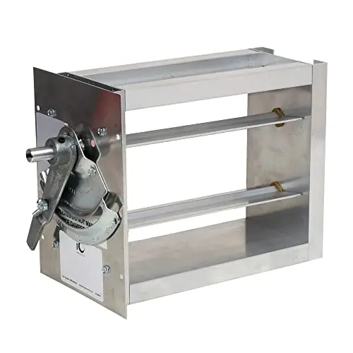 iO HVAC Controls MBD-1608 Manual Balancing Damper 16 x 08 with Locking Quad Cheap