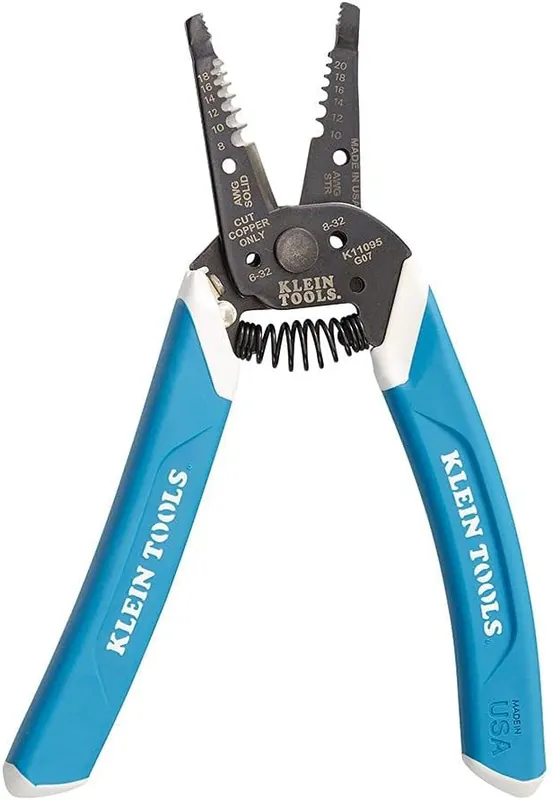 Klein Tools K11095 Klein-Kurve Wire Stripper Cutter 8-18 AWG Solid 10-20 AWG Stranded Direct From Factory