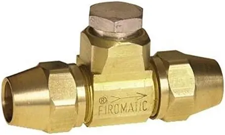 Fir-O-Matic B105HCV Check Valve 3/8 Flare X 3/8 Flare Silver Cap Price Drop