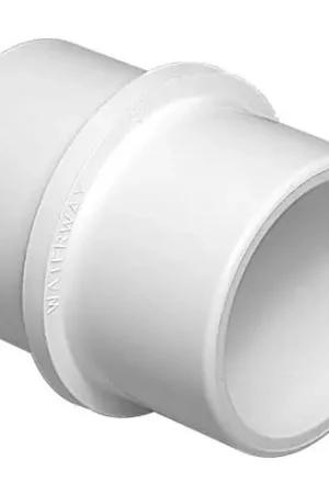 One Day Deal Waterway 419-4120 Insider Coupler For Sch 40 2Pipe - White Inside Pipe Coupler 2 In