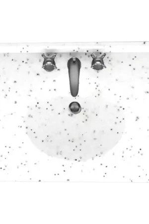 Swan Surfaces VT1B2261.035 Ellipse Vanity Top 61x22 Arctic Granite Center Bowl Genuine