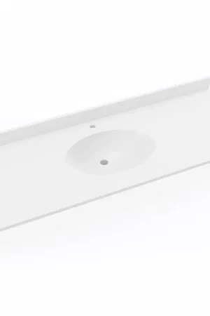 Swan Surfaces CH1B2261.010 Chesapeake Vanity Top 61x22 White Center Bowl Reduced Price
