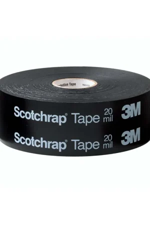 Reduced Price 3M 7100007740 Scotchrap Vinyl Corrosion Protection Tape 51 6 In X 100 Ft Unprinted Black