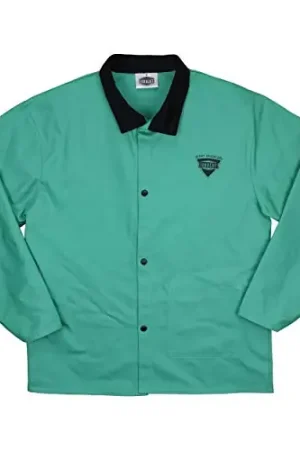 Reduced Price West Chester 7050/2XL FR Cotton Jacket Inside Hip Pocket Black Anodized Snaps