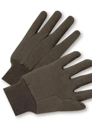 Hot Deal West Chest 750LC Brown Jersey, standard weight 100% cotton, knit wrist