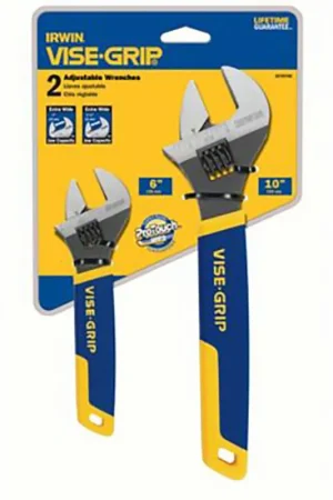 Cheap VISE-GRIP 2078700 2PC ADJUSTABLE WRENCH SET-6 + 10 -