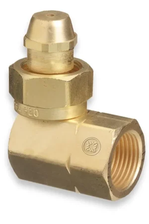 Western Enterprises 318 Brass Cylinder Adaptor CGA-520 B Tank Acetylene To CGA-510 POL Acetylene Hot Deal