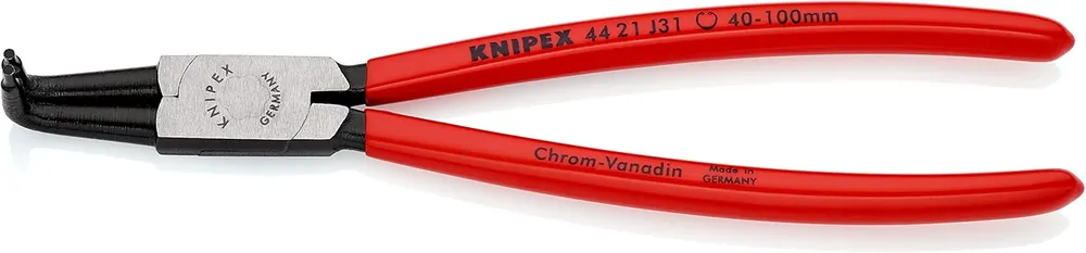 KNIPEX 4421J31 Internal 90 Angled Snap Ring Pliers-Forged Tips Order Now
