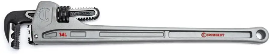 High Quality Crescent CAPW14L Pipe Wrench Aluminum 14 Inches Long Handle Multi
