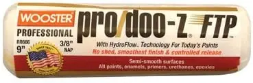 Wooster RR666-9 Pro/Doo-Z FTP Synthetic Blend 3/8 in. x 9 in. W Paint Roller Cover For Semi-Smooth Surfaces Fan Favorite