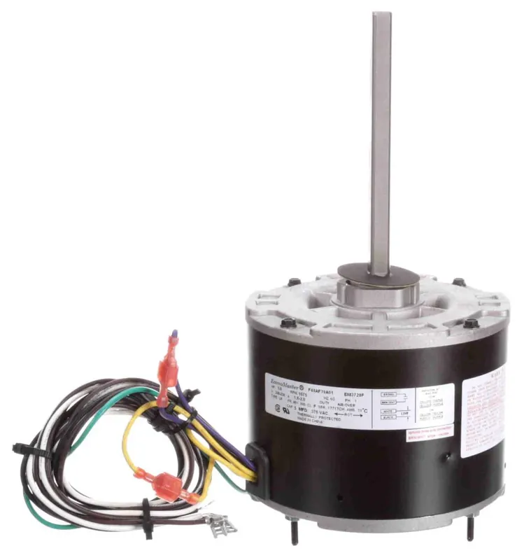 Limited Time Century EM3728F Condenser Fan Motor 1/4 HP 208 to 230 VAC 60 Hz NEMA 48Y