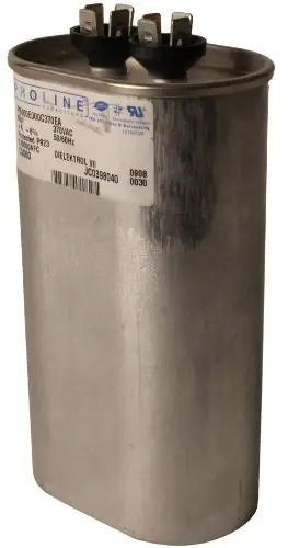 Fasco C3RS50 Proline 50 Mfd/370-volt Single Microfarad Capacitor with 1.75-Inch Base Size and 4.75-Inch Case Height Best Choice