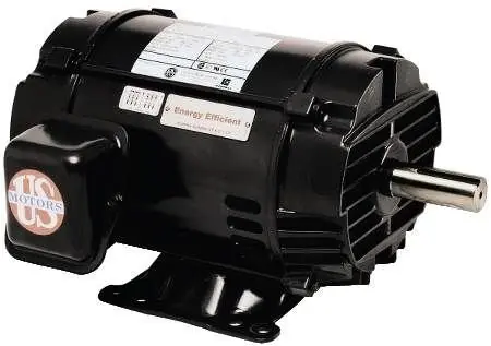 Budget U.S. Motors D3P3D ODP 3 HP 3-Phase 1175 RPM Motor