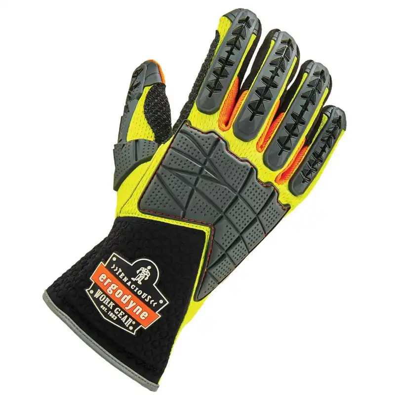 Ergodyne 17905 925F(x) XL Lime Standard Dorsal Impact -Reducing Gloves Save Now