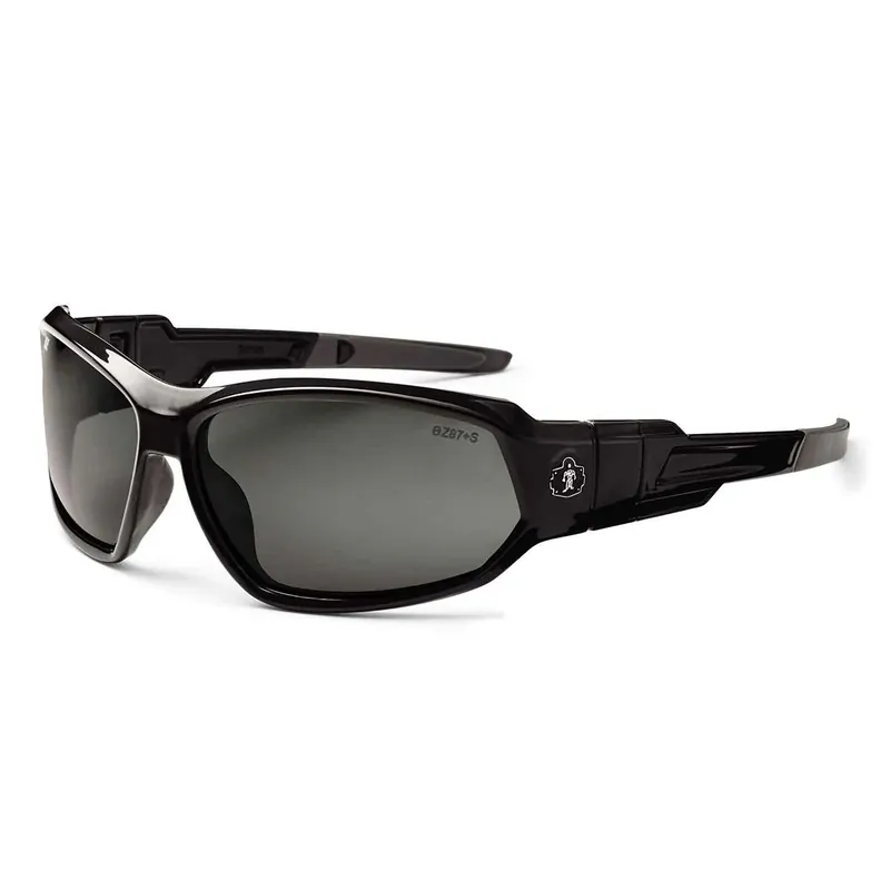 Ergodyne 56033 Safety Glasses Black Anti-Fog Smoke Lens Each 1 Latest