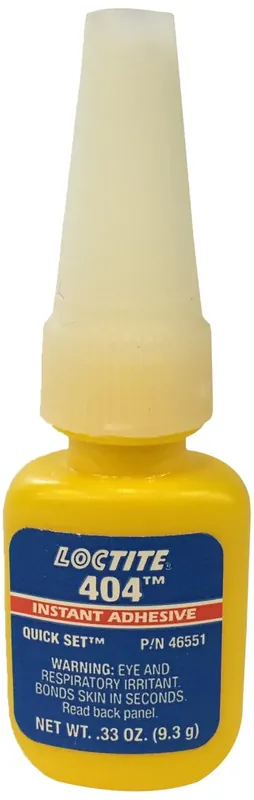 New Arrival Loctite 135465 404 Quick Set Instant Adhesive 0.333oz Clear