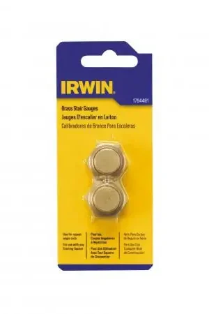 Irwin 1794481 Brass Stair Gauge Power EA Replacement MPN Best Seller