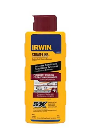 STRAIT-LINE 4935519 CHALK 6 OZ - CRIMSON RED PERMANENT Best Choice