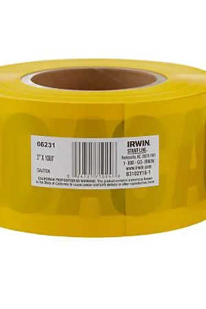 Trending STRAIT-LINE 66231 TAPE 1000'X 3" CAUTION"