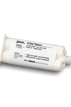 Devcon 14260 2 Ton Clear Epoxy 50 mL Dev-Pak Clear/White Genuine