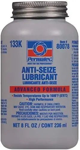 Reduced Price Permatex 80078 Aluminum Anti-Seize Lubricant 8 oz Brush-Top Bottle