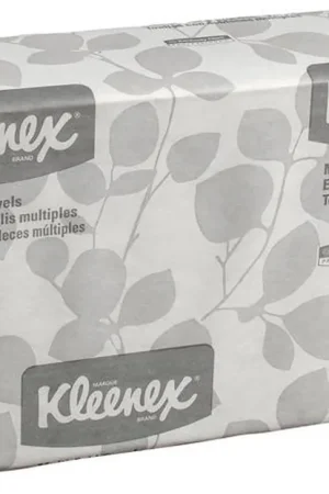 Kleenex 02046 Multifold Paper Towels () - White - 8 Packs / Convenience Case - 150 Tri Fold Paper Towels / Pack - 1 -200 Towels / Case Final Sale