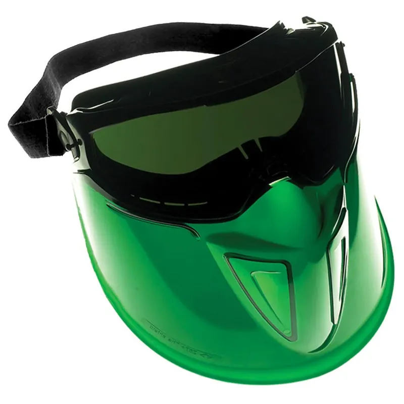 Low Price KleenGuard 18633 The Shield Safety Goggles with Face Shield IRUV Shade 5.0 Anti-Fog Lens
