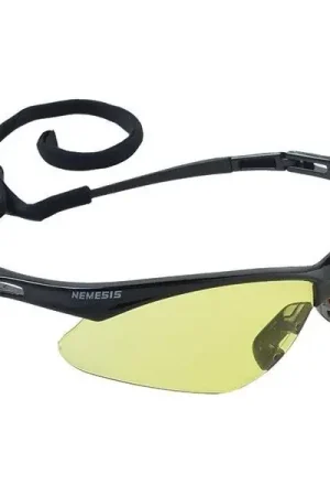 Kimberly Clark Global Safety 25659 V30 Nemesis Amber Lens Wrap Around Safety Glasses Today Only