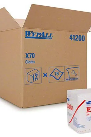 WypAll 41200 X70 12-1/2 x 12 in. Hydroknit Wiper in White (Pack of 76) Don't Miss Out