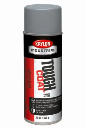 Low Price Krylon A00341007 Industrial Tough Coat Light Gray Sandable Primer - 12 Pack