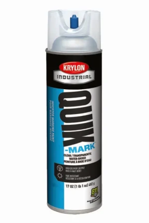 Deal Krylon Industrial A03500 Quik -Mark Water -Based Inverted Marking Paint - Clear