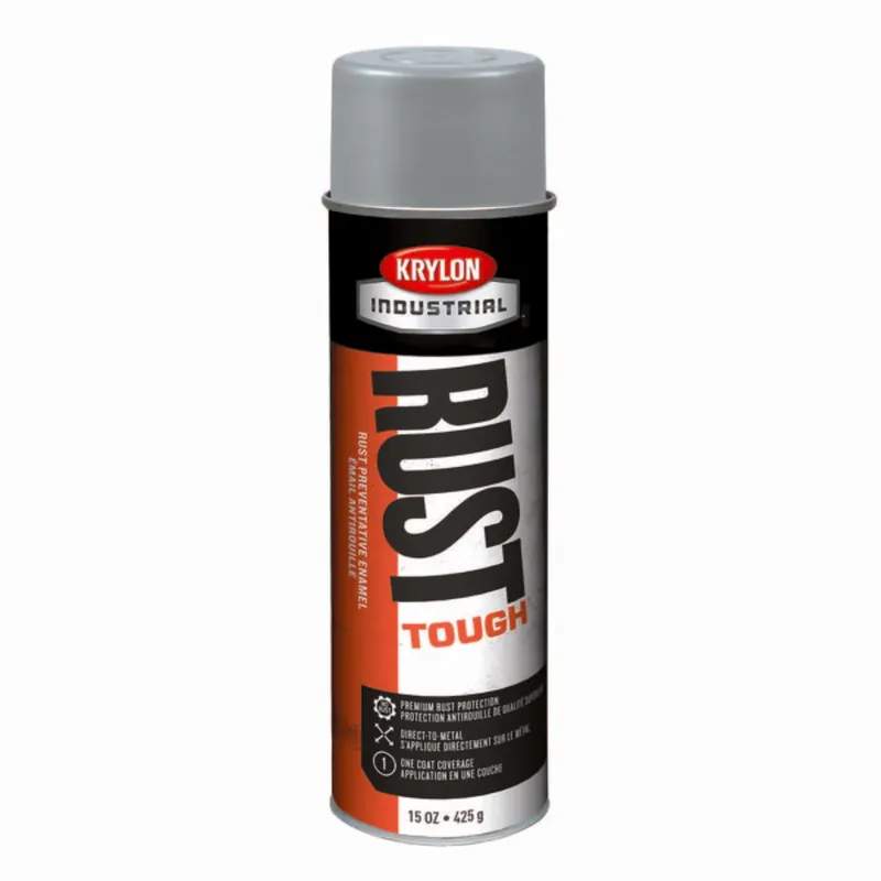 Krylon Industrial K00839007 Rust Tough Acrylic Alkyd Enamel - Aerosol - Lt Machinery Gray (ASA61) Next Day Delivery